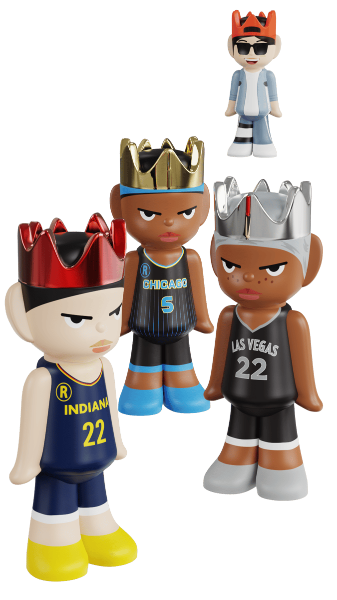 Ghostwrite x WNBA ゲームフェイス2024年シーズン フィギュア WNBA