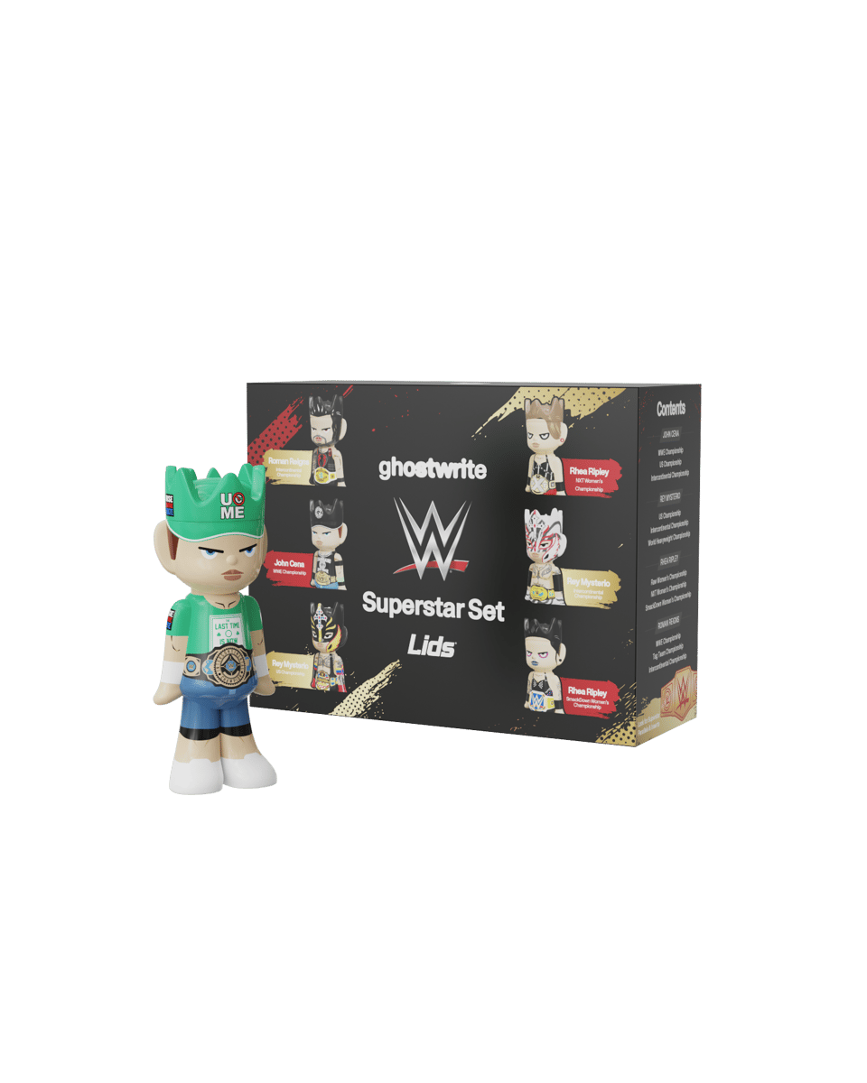 ghostwrite x WWE x Lids "Superstar Set"