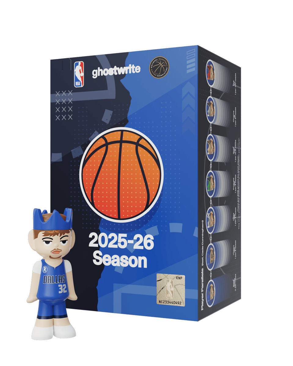 ghostwrite x NBA “2025-26 Season” Blind Box Case of 12, 100% (2026 ghostwrite x NBA “2025-26 Season” Blind Box Case of 12, 100% (2026